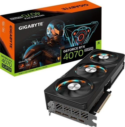 Karta graficzna GIGABYTE GeForce RTX 4070 SUPER GAMING OC 12GB GDDR6X (GV-N407SGAMING OC-12GD)