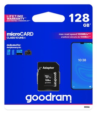 Karta pamięci GOODRAM 128 GB Adapter SD