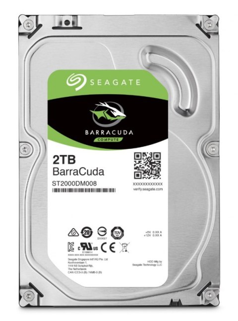 Dysk twardy SEAGATE Barracuda 2 TB 3.5" ST2000DM008