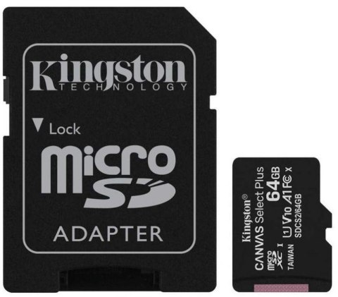 Karta pamięci KINGSTON 64 GB Adapter