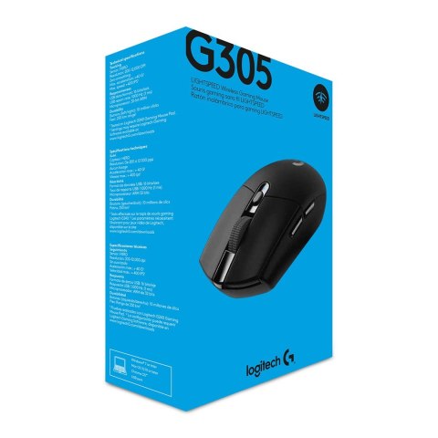 Logitech G G305 myszka Po prawej stronie RF Wireless Optyczny 12000 DPI