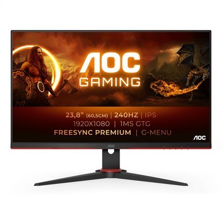 MONITOR AOC LED 24" 24G2ZE/BK