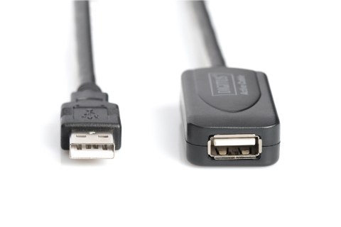 Kabel DIGITUS DA-73102 (USB ; 20m; czarny)