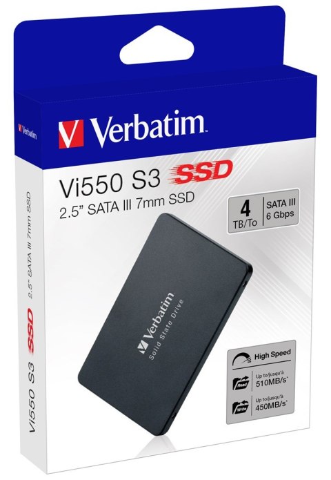 Verbatim Vi550 S3 4 TB 2.5" Serial ATA III 3D NAND