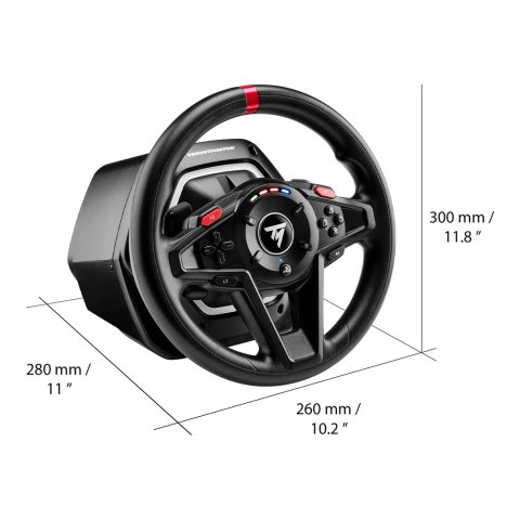 Thrustmaster T128 Czarny USB Kierownica + pedały Analogowy PC, PlayStation 4, PlayStation 5