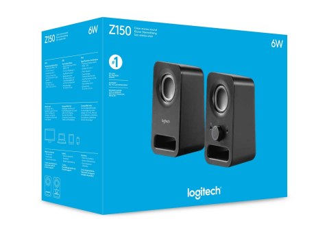 Zestaw głośników Logitech 980-000814 (2.0; kolor czarny)