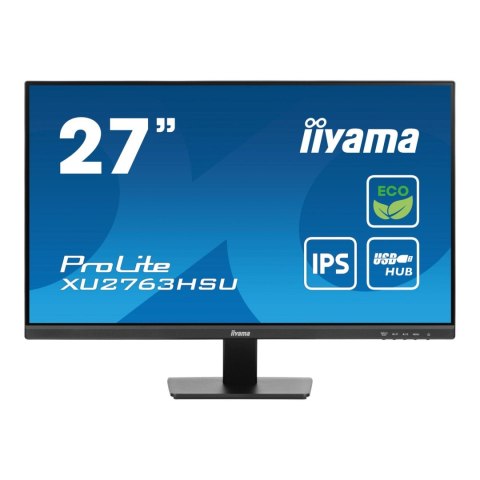 Monitor iiyama 27" ProLite XU2763HSU-B1 IPS 100Hz HDMI DP 2xUSB-A USB-B głośniki