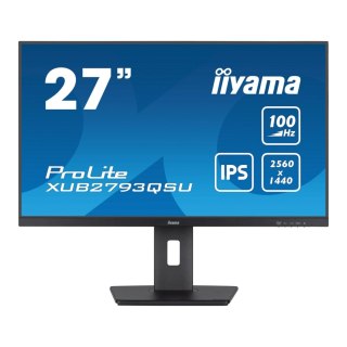 Monitor iiyama 27" ProLite XUB2793QSU-B6 IPS 100Hz HDMI DP 2xUSB-A USB-B głośniki