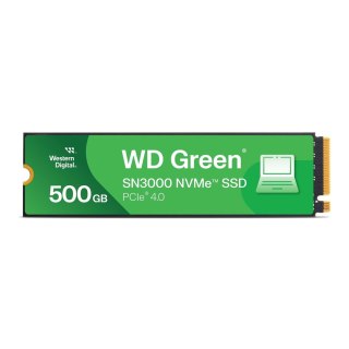 Dysk SSD WD Green SN3000 500GB M.2 2280 NVMe (5000/4100 MB/s) WDS500G4G1E BULK