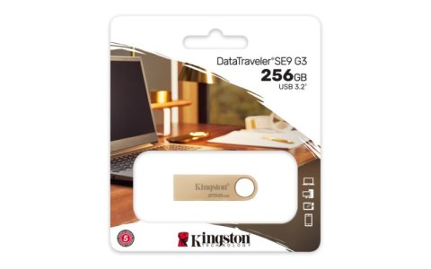 Pendrive (Pamięć USB) KINGSTON (256 GB /Złoty )