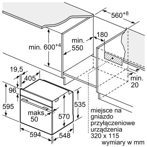 Piekarnik BOSCH HQG572EB3