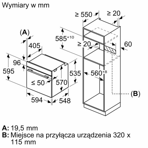 Piekarnik BOSCH HQG572EB3