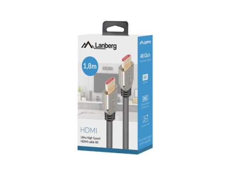 LANBERG CA-HDMI-30CU-0018-BK 1.8m /s1x HDMI 1x HDMI