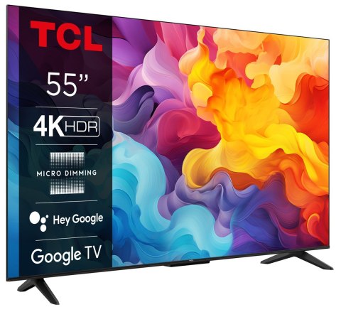 Telewizor 55" TCL 55P655 4K UHD HDR 10 Google TV