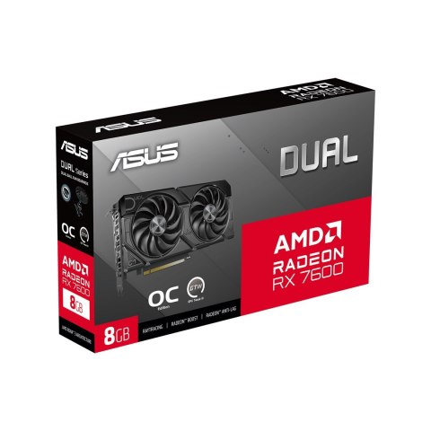 Karta graficzna ASUS Dual Radeon RX 7600 EVO OC 8GB GDDR6