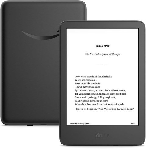 Ebook New Kindle (11th Generation) - 2024 release 6" glare-free 16GB Wi-Fi (Without Lockscreen Ads) Black