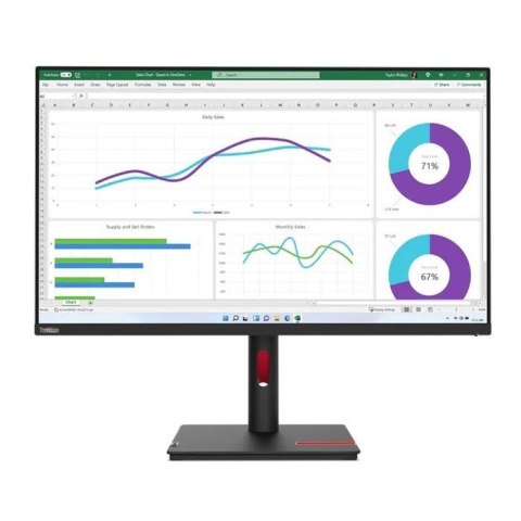 Monitor Lenovo 31,5" ThinkVision T32h-30 (63D3GAT1EU) IPS QHD 60Hz HDMI DP HUB