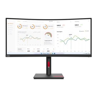 Monitor Lenovo 34" ThinkVision T34w-30 (63D4ZAT1EU) z kamerką MC60 VA UWQHD 60Hz HDMI DP HUB