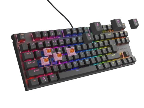 GENESIS NKG-2155 klawiatura Gaming USB QWERTY UK międzynarodowy Czarny