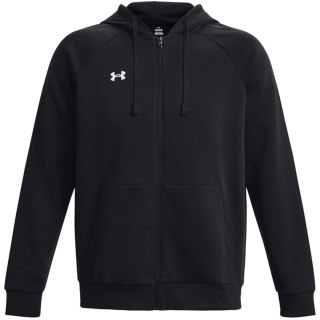 Bluza męska Under Armour Rival Fleece FZ Hoodie czarna 1379767 001