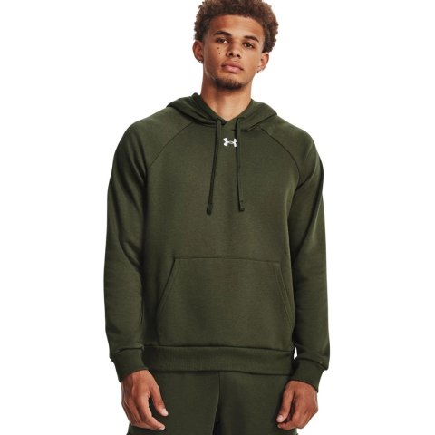 Bluza męska Under Armour Rival Fleece Hoodie oliwkowa 1379757 390 M