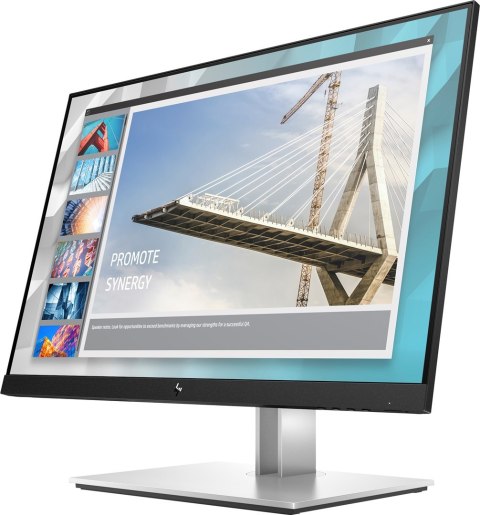 HP E-Series E24i G4 61 cm (24") 1920 x 1200 px WUXGA Czarny, Srebrny