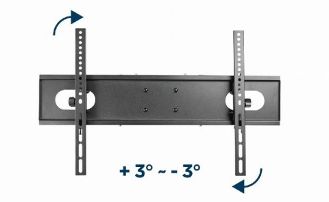 Gembird WM-70ST-01 uchwyt do telewizorów 177,8 cm (70") Czarny