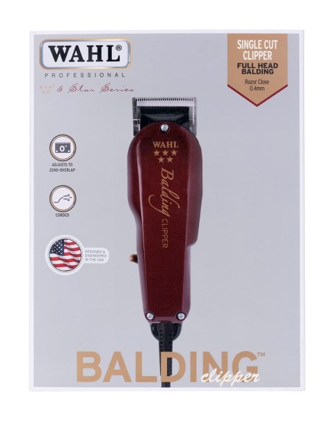 Wahl Balding Clipper Czerwony