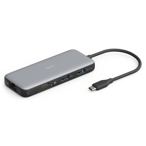 Stacja dokująca DIGITUS USB Typ C 7-portów HDMI 4K/60Hz PD 3.0