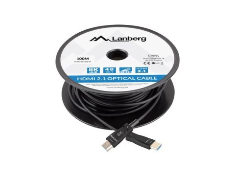 LANBERG CA-HDMI-30FB-1000-BK 100m /sHDMI typ A HDMI typ A