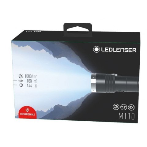 Ledlenser MT10 Czarny, Srebrny Latarka ręczna LED