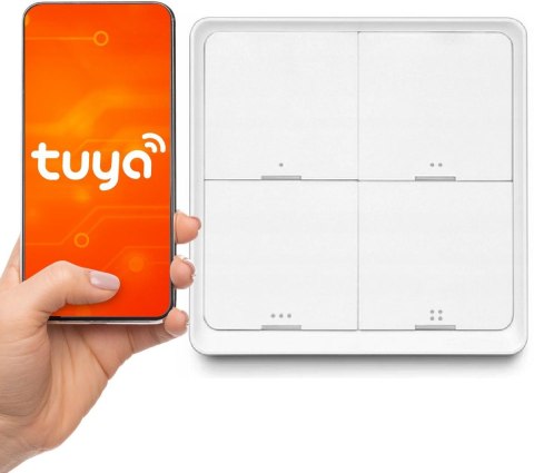 Pilot przycisk ZigBee TUYA SC04 Smart 4 kanały 12 scen