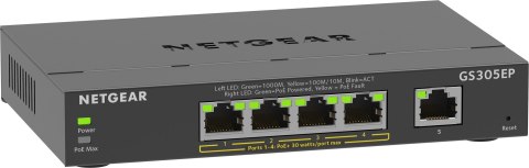 5-PORT 1G POE+ SWITCH 62WATT/SMART MGD PLUS