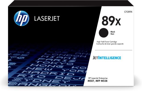 HP 89X oryginalny czarny toner LaserJet o dużej wydajności