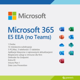 365 E5 EEA (no Teams)