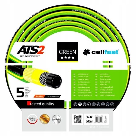 Wąż ogrodowy Cellfast 15-121 GREEN ATS2™ 3/4" 50m