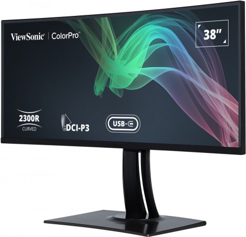 Viewsonic VP3881A monitor komputerowy 96,5 cm (38") 3840 x 1600 px Quad HD+ LED Czarny