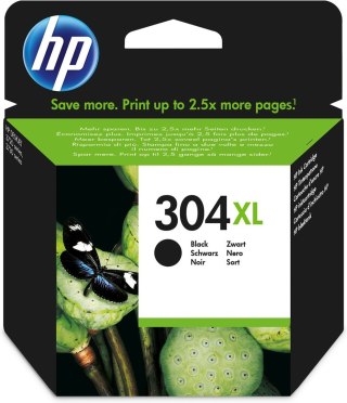 HP Oryginalny czarny wkład atramentowy 304XL