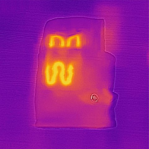 GLOVII KOMINIARKA TERMOAKTYWNA OGRZEWANA POWER BANKIEM UNI, CZARNA, BATERIA I KABEL ŁADUJĄCY W ZESTAWIE, GHBM