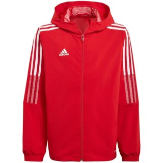 Kurtka dla dzieci adidas Tiro 21 Windbreaker czerwona GP4976 128cm