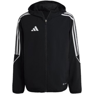 Kurtka dla dzieci adidas Tiro 23 League Windbreaker czarna IA1623 152cm