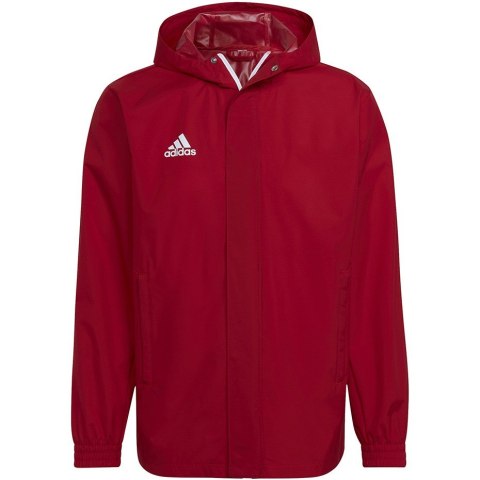 Kurtka męska adidas Entrada 22 All Weather Jacket czerwona HG6299 XL Kurtka męska adidas Entrada 22 All Weather Jacket czerwona HG6299 XL
