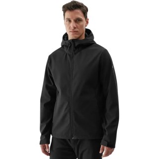 Kurtka męska softshell 4F M283 głęboka czerń 4FWAW24TSOFM283 20S M