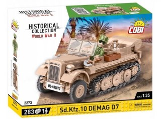 COBI 2273 Historical Collection WWII Ciągnik artyleryjski Sd. Kfz. 10 DEMAG D7 283 klocki