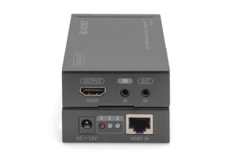 Extender HDMI do 70m po Cat.5e UHDHDBaseT 4K 30Hz 3D HDCP 2.2 z IR, audio (zestaw)