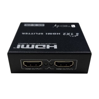 Splitter HDMI 1x2 4K*30Hz Aktywny Rozdzielacz HDMI Techly