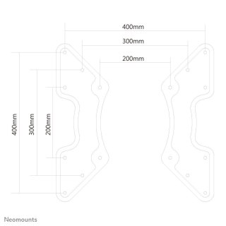 Uchwyt montażowy NewStar NEOMOUNTS FPMA-VESA440 (27" - 60"; do 1 ekranu; biurkowy, mobilny, narożny, Obrotowy, podłogowy, Stały,