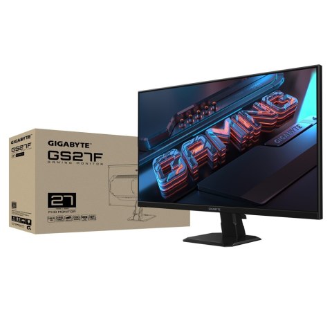 Gigabyte GS27F monitor komputerowy 68,6 cm (27") 1920 x 1080 px Full HD LCD Czarny