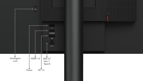 Monitor LED 24" Lenovo ThinkCentre Tiny-In-One 60,5cm (23.8") 1920x1080px Full HD Czarny