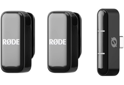 RODE Wireless Micro - 2-kanałowy cyfrowy system bezprzewodowy (USB-C, Czarny)